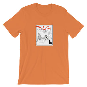 #33 Sunstone Snow Skier (Short-Sleeve Unisex T-Shirt)