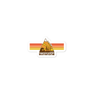 #01 Sunstone logo stripes with Idaho ( stickers )