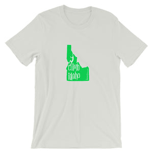 #14 Climb Idaho Green (Short-Sleeve Unisex T-Shirt)