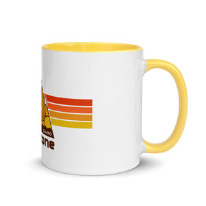 #01 Sunstone logo stripes with Idaho (Mug)