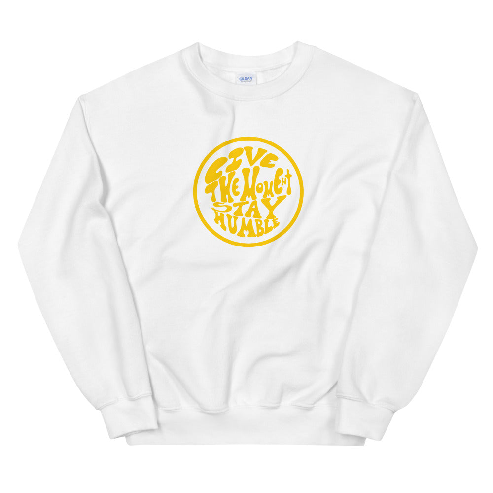 #25 live the moment Gold (Unisex Sweatshirt)