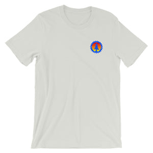 # 38 Tree gear , breath, give, grow, front & back (Short-Sleeve Unisex T-Shirt)