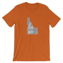 #14 Climb Idaho Gray (Short-Sleeve Unisex T-Shirt)