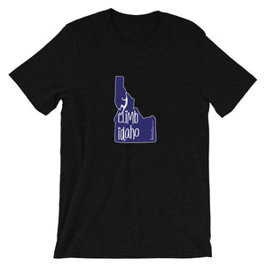 #14 Climb Idaho Navy (Short-Sleeve Unisex T-Shirt)