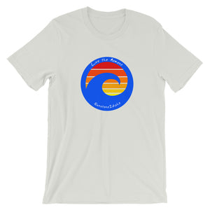 #39 Live the Moment Wave centered w/stripes (T-Shirt)