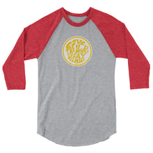 #25 live the moment Gold (3/4 sleeve raglan shirt)