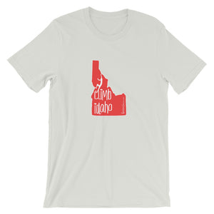 #14 Climb Idaho Red (Short-Sleeve Unisex T-Shirt)