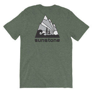 Sunstone Logo Black_White (Short-Sleeve Unisex T-Shirt)