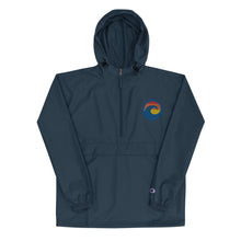 # 39 Live The Moment Wave ( Embroidered Champion Packable Jacket )