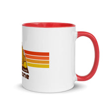 #01 Sunstone logo stripes with Idaho (Mug with Color Inside)