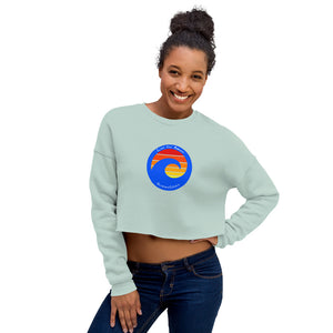 # 39 Live The Moment  Wave ( Crop Sweatshirt )