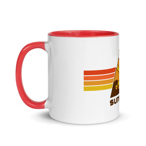 #01 Sunstone logo stripes with Idaho (Mug)