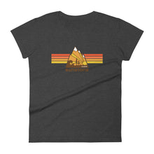 #01 Sunstone logo stripes with Idaho (Women's short sleeve t-shirt)