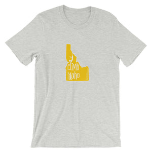 #14 Climb Idaho Yellow (Short-Sleeve Unisex T-Shirt)