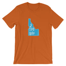 #14 Climb Idaho Teal (Short-Sleeve Unisex T-Shirt)