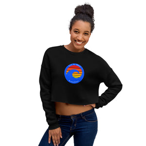 # 39 Live The Moment  Wave ( Crop Sweatshirt )