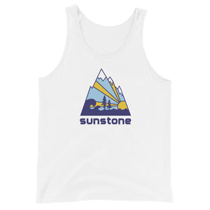 Sunstone Logo Blue Mnt (Unisex Tank Top)