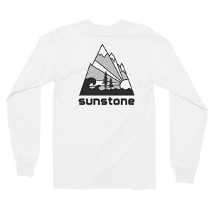 Sunstone Logo Black_White (Long sleeve t-shirt)