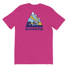 Sunstone Logo Blue Mnt (Short-Sleeve Unisex T-Shirt)