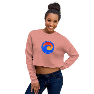 # 39 Live The Moment  Wave ( Crop Sweatshirt )