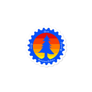 # 38 Red Wood Tree G.G.B. ( Bubble-free stickers )