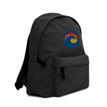 # 39 Wave ( Embroidered Backpack )