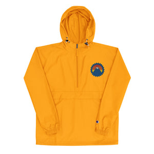 #37 Live The Moment MTN. ( Embroidered Champion Packable Jacket )