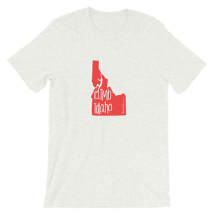 #14 Climb Idaho Red (Short-Sleeve Unisex T-Shirt)