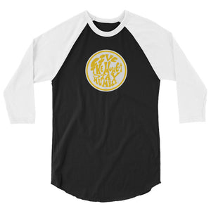 #25 live the moment Gold (3/4 sleeve raglan shirt)