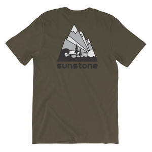 Sunstone Logo Black_White (Short-Sleeve Unisex T-Shirt)