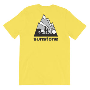 Sunstone Logo Black_White (Short-Sleeve Unisex T-Shirt)