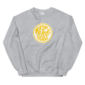 #25 live the moment Gold (Unisex Sweatshirt)