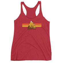 #01 Sunstone logo stripes with Idaho (Women's Racerback Tank)