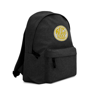 # 25 Live The Moment ( Embroidered Backpack )