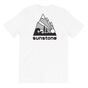 Sunstone Logo Black_White (Short-Sleeve Unisex T-Shirt)