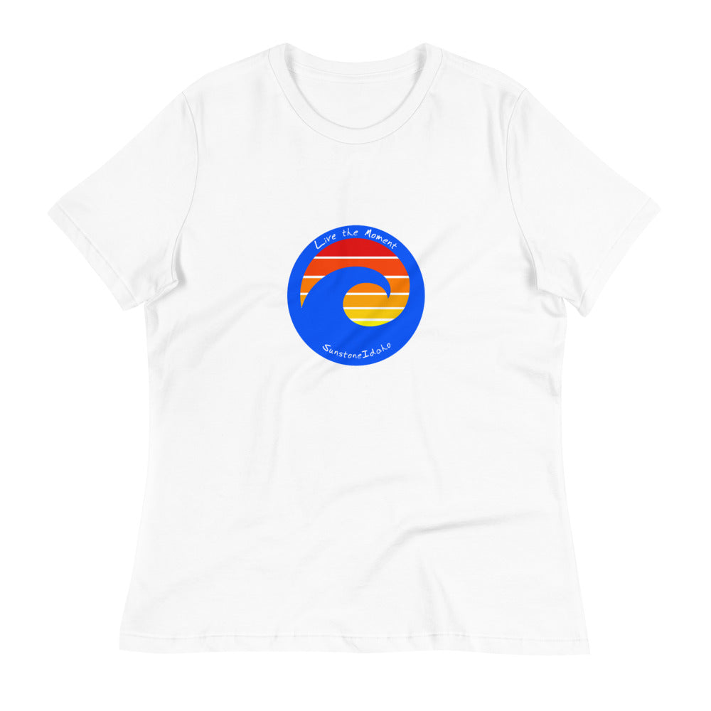 # 39 Live The Moment Wave ( Women's Relaxed T-Shirt )