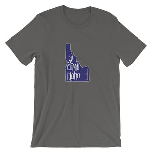 #14 Climb Idaho Navy (Short-Sleeve Unisex T-Shirt)