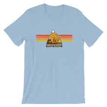 #01 Sunstone logo stripes with Idaho (Short-Sleeve Unisex T-Shirt)