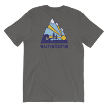 Sunstone Logo Blue Mnt (Short-Sleeve Unisex T-Shirt)