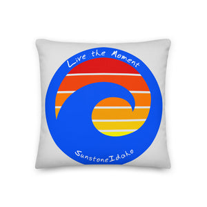 # 39 Live The Moment Wave ( Premium Pillow )