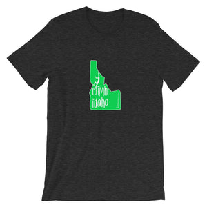 #14 Climb Idaho Green (Short-Sleeve Unisex T-Shirt)