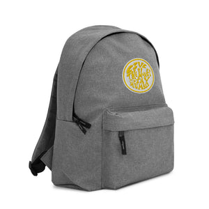 # 25 Live The Moment ( Embroidered Backpack )