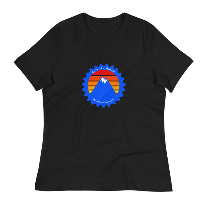 # 37 Mountain Live The Moment ( Women's Relaxed T-Shirt )