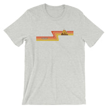 #12 Sunstone Logo Orange Stripes (Short-Sleeve Unisex T-Shirt)