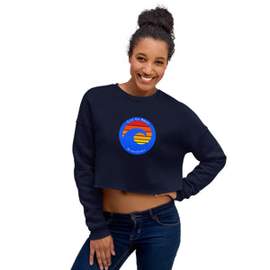 # 39 Live The Moment  Wave ( Crop Sweatshirt )