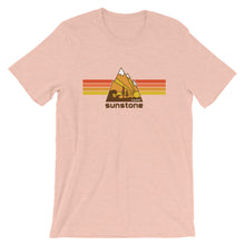 #01 Sunstone logo stripes with Idaho (Short-Sleeve Unisex T-Shirt)