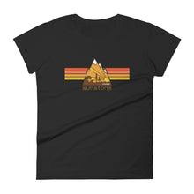 #01 Sunstone logo stripes with Idaho (Women's short sleeve t-shirt)