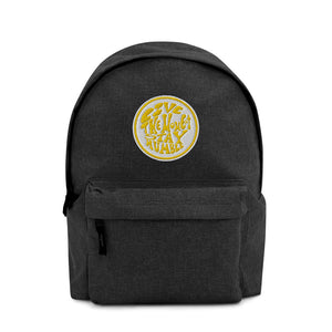 # 25 Live The Moment ( Embroidered Backpack )