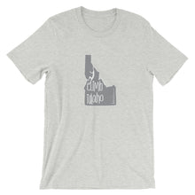 #14 Climb Idaho Gray (Short-Sleeve Unisex T-Shirt)