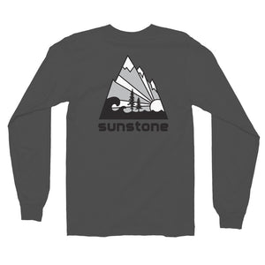 Sunstone Logo Black_White (Long sleeve t-shirt)